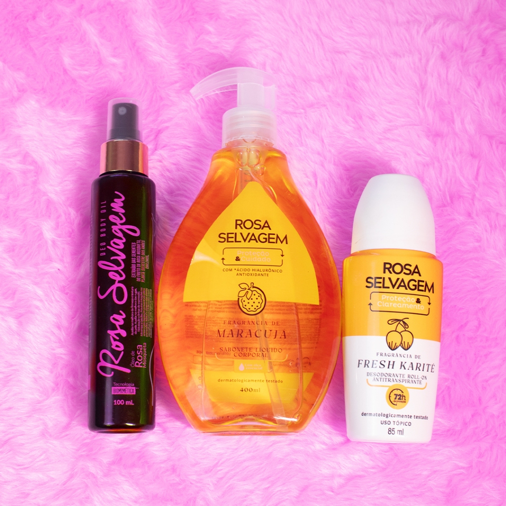 Kit Sabonete Maracujá + Óleo + Desodorante Karité