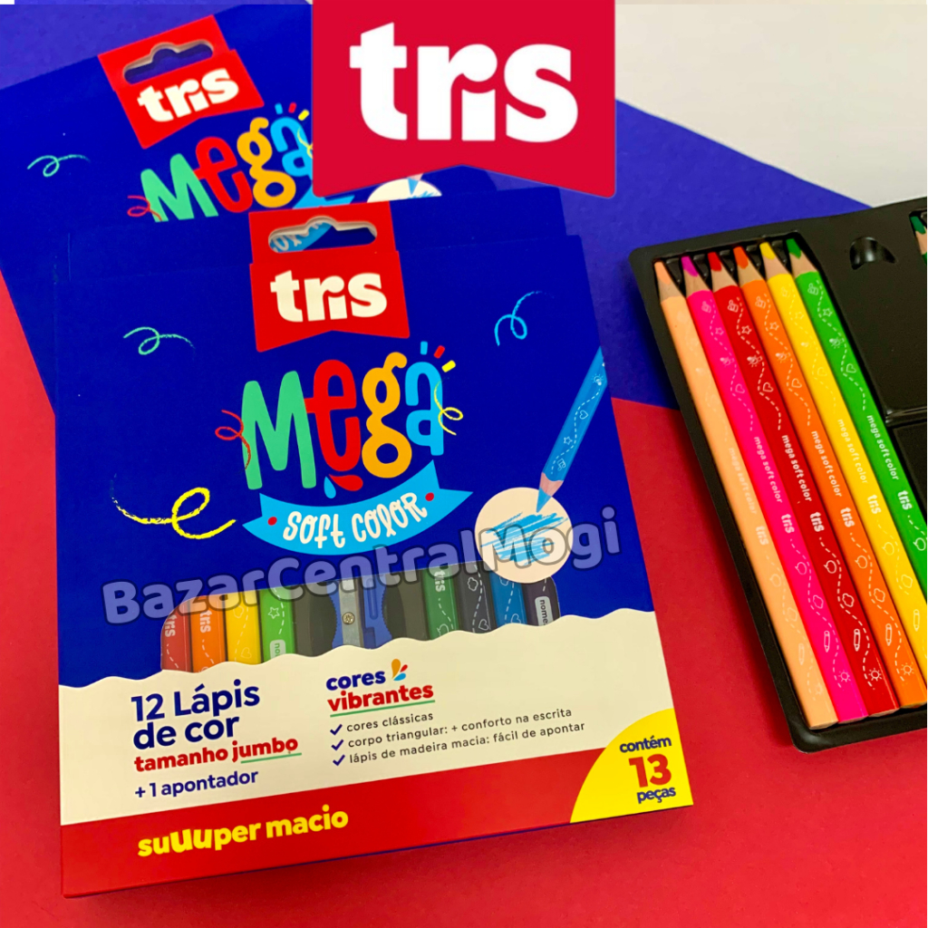 Lápis de Cor Jumbo Tris: Onde Comprar | BuscaProdutos