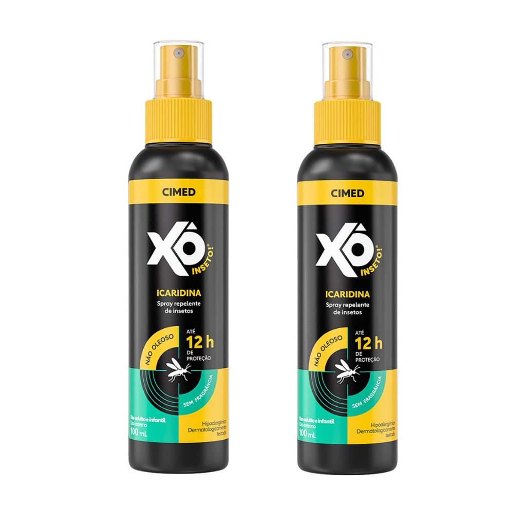 Xô Inseto Icaridina 25% Spray 100ml - KIT COM 2 UN em Oferta na Shopee