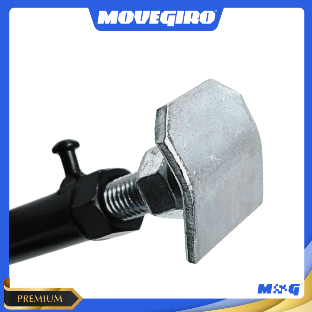 Detalhes do Kit Cavalete Pezinho Lateral C/ Regulagem Honda Biz 100 Biz 125 (1998 a 2025) + Mola e Parafuso