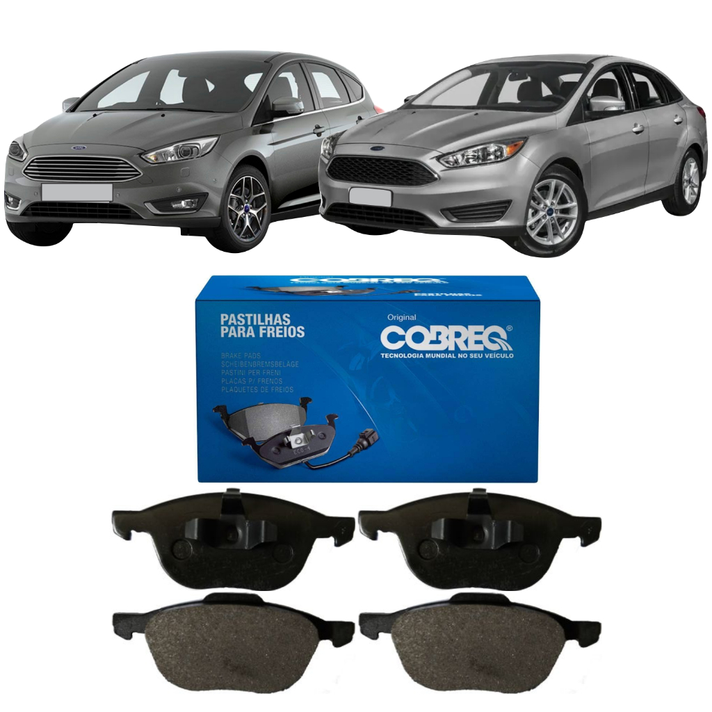 Pastilha De Freio Diant Focus Powershift 2013 A 2017 Cobreq