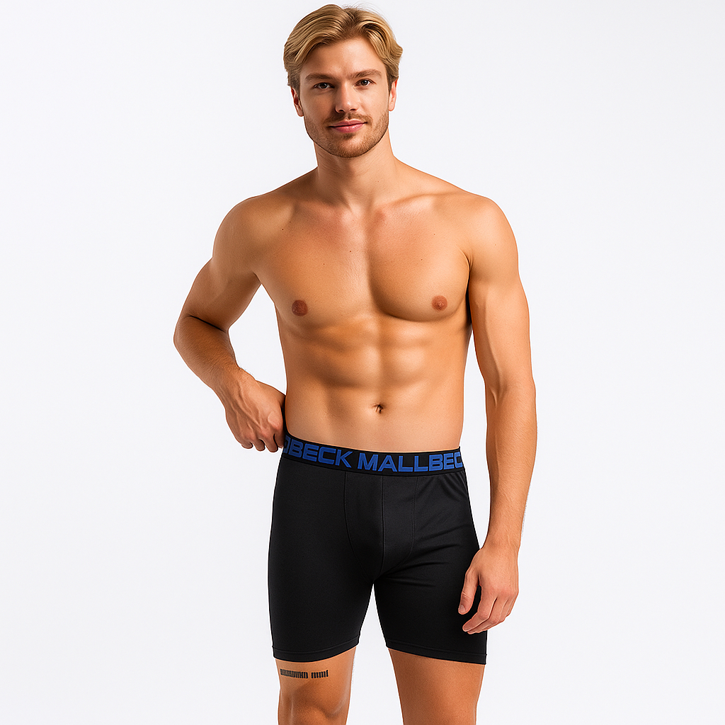 Kit Cueca Ciclista Térmica Long Leg Short Masculino