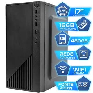 Pc Computador I7 Intel Core Ssd 480GB Memoria 16gb em Oferta na Shopee