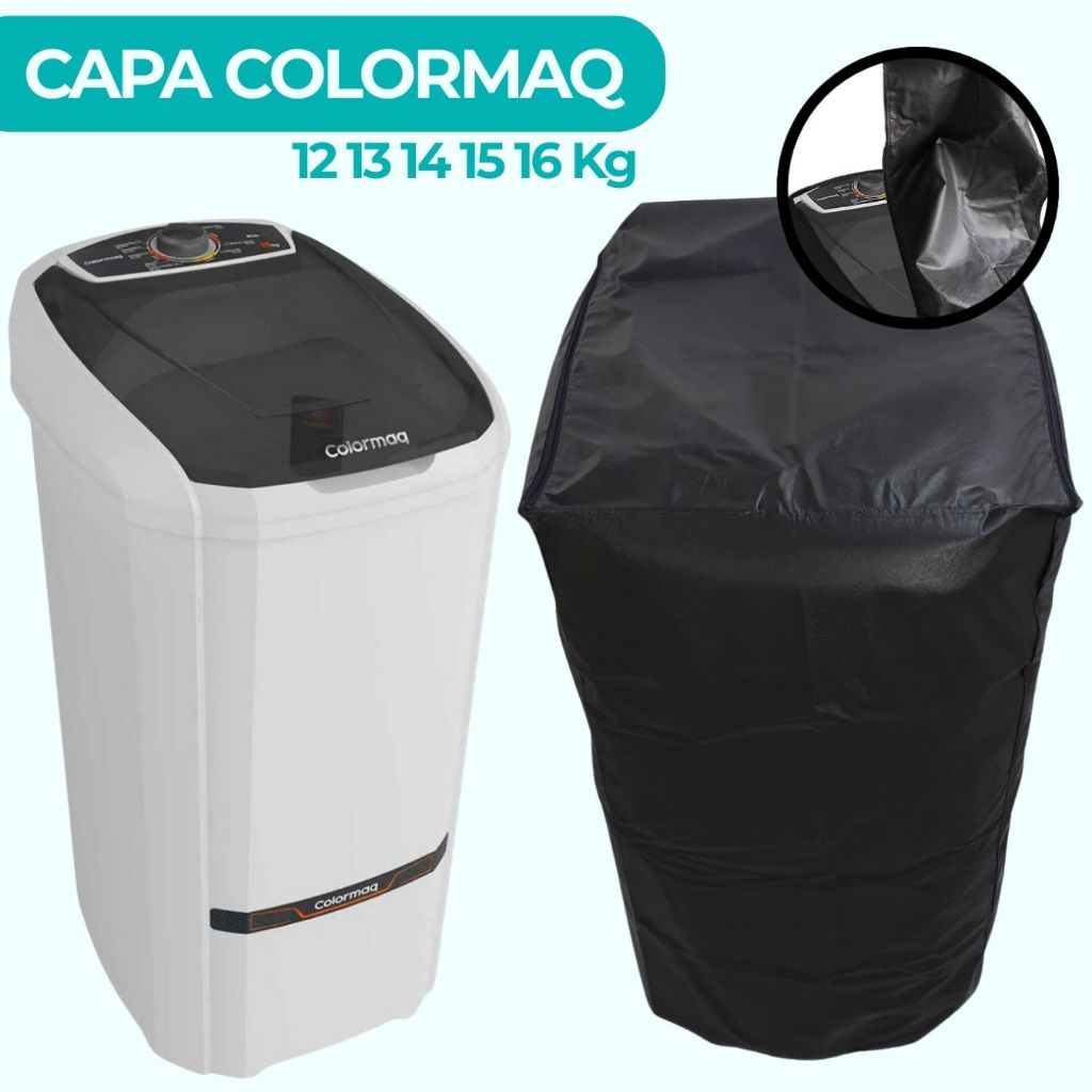 Capa Tanquinho Colormaq LCS 12kg 13kg 14kg 15kg 16kg Impermeavel Reforçada