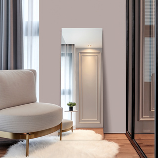Espelho de Corpo Inteiro Decoração Sala Provador Closet Loja Casa Quarto Banheiro Lavabo 40cm x 80cm em Oferta na Shopee