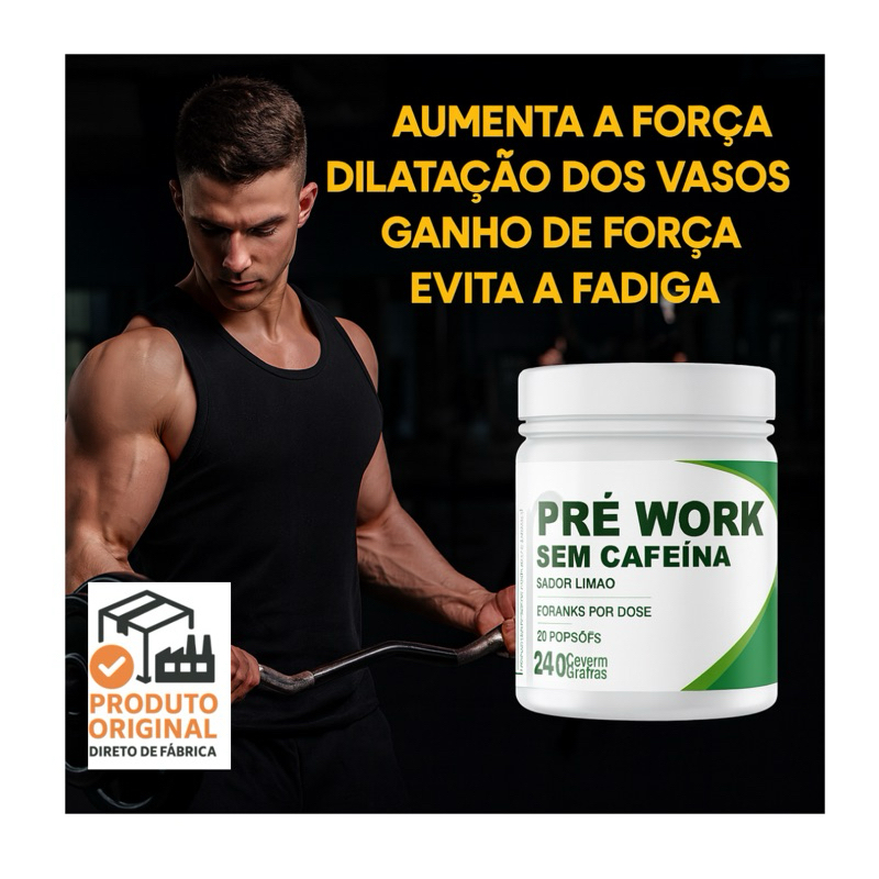 Pré Treino Sem Cafeína 240g Limão Creatina Arginina Beta Alanina Taurina Lot Nutrition