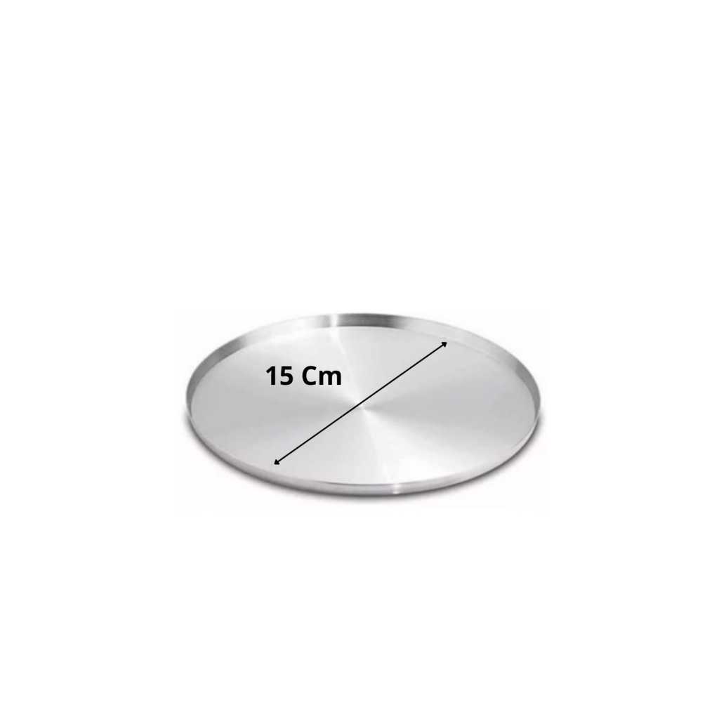 Kit 2 Forma Assadeira para Pizza Brotinho 15 cm