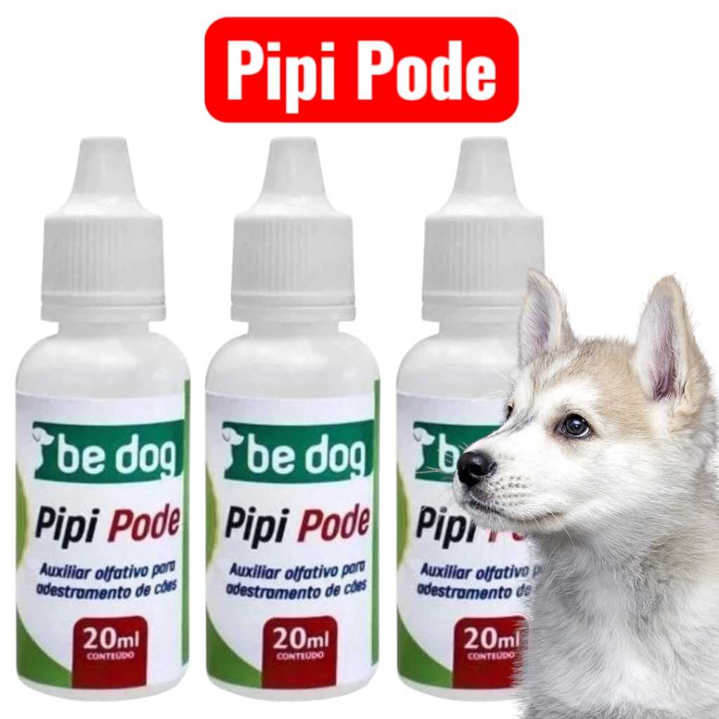 Kit Xixi Cachorro - 3 Pipi Pode 20ml Cada - Be Dog em Oferta na Shopee