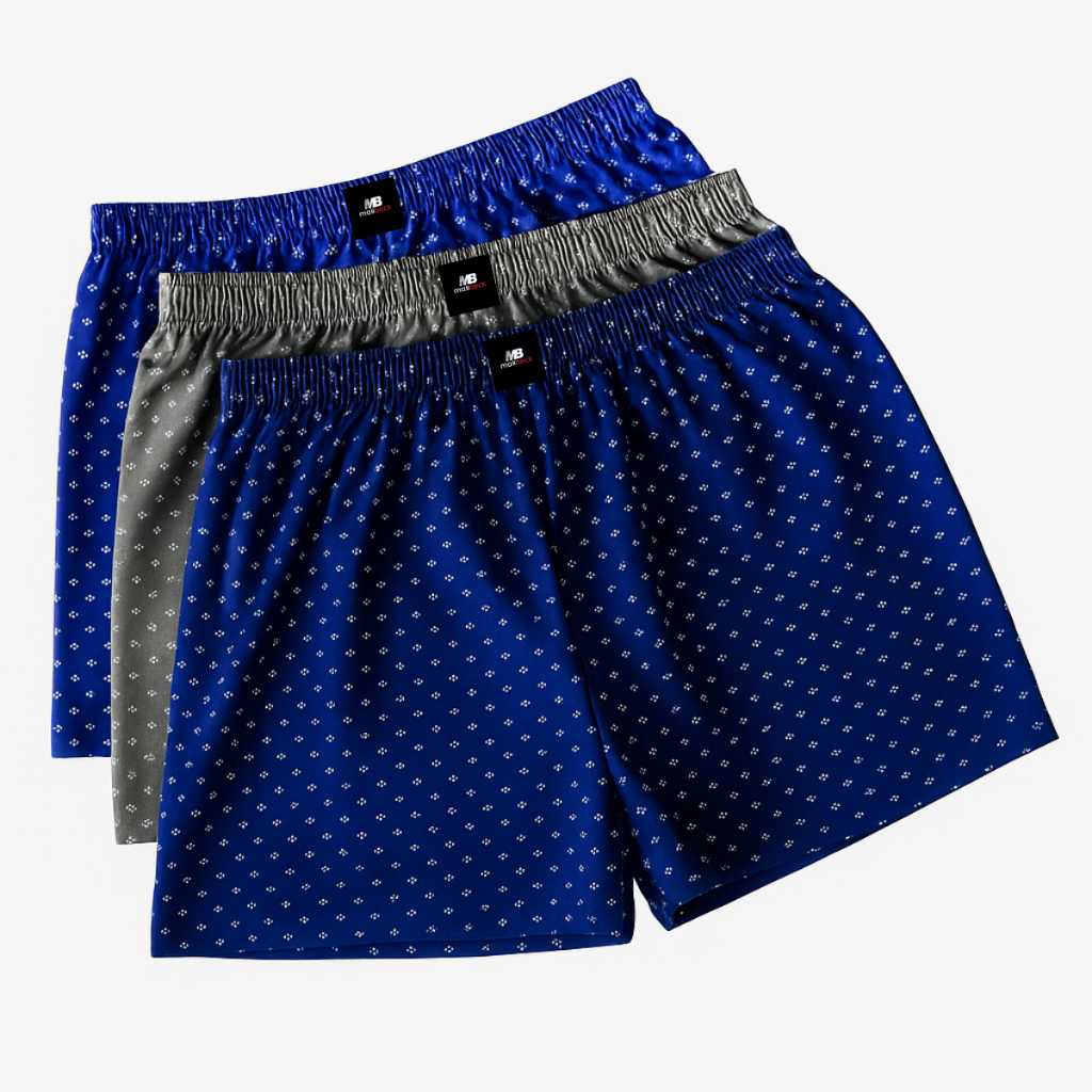 Kit 3 Shorts Samba Canção Masculino Dormir Liganete Cueca Pijama