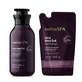 Boticario Nativa Spa Hidratante Uva Merlot em Oferta na Shopee