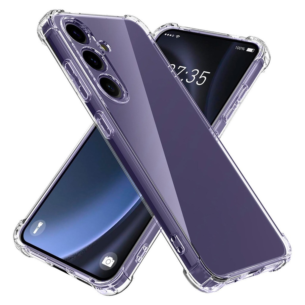 Capa Capinha Tpu Anti Impacto Transparente Para Samsung Galaxy S24 Plus Bordas Reforçadas