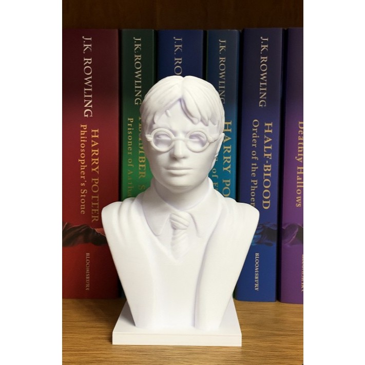 Estatueta Harry Potter em Busto – Impressão 3D Colecionável Decorativa