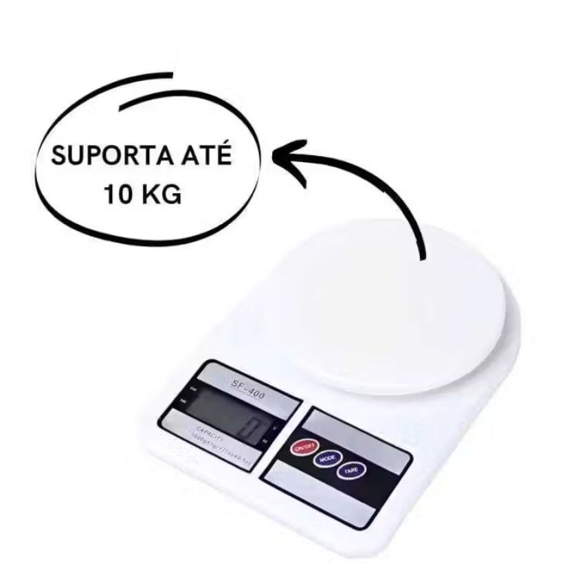 Balança Digital De Cozinha Com Precisão de 1g a 10Kg Função Tare