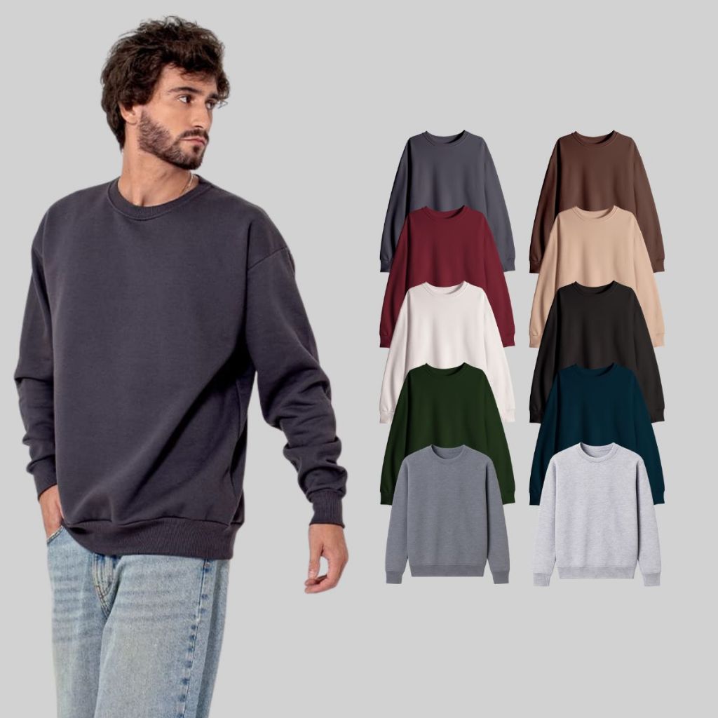 Moletom Blusão Streetwear Unissex 2 Cabos em Oferta na Shopee