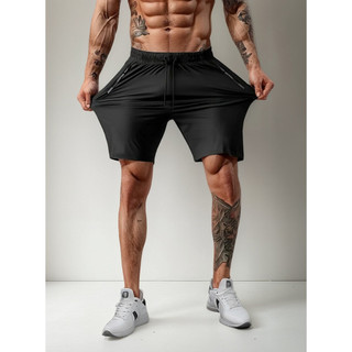 Bermuda Masculina Shorts Tactel Com Elastano Dry Fit Premium Casual Fazer Academia Corrida Jogger Confortável Slim