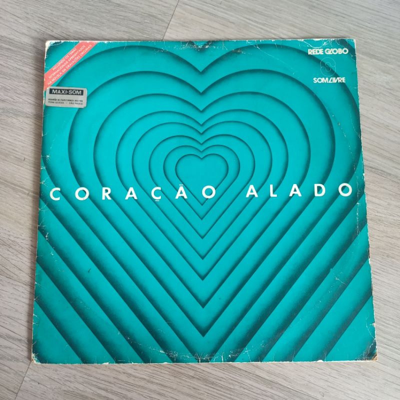 LP Novela Coração Alado Internacional Disco de Vinil