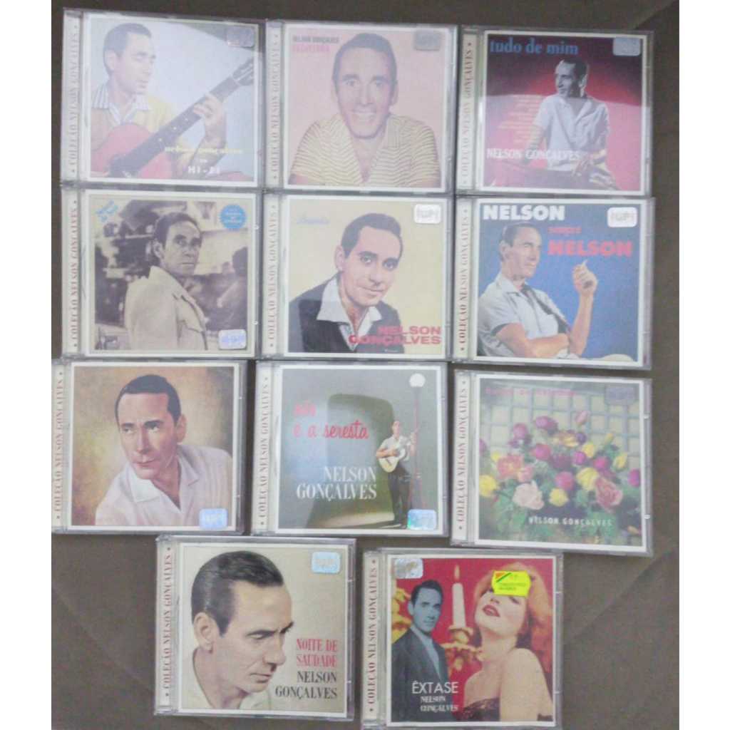 Cds Coleção Nelson Gonçalves-Rarissima- BMG-Rca-Extase buque sempre tudo de mim escultura saudade seresta hi fi seresta,