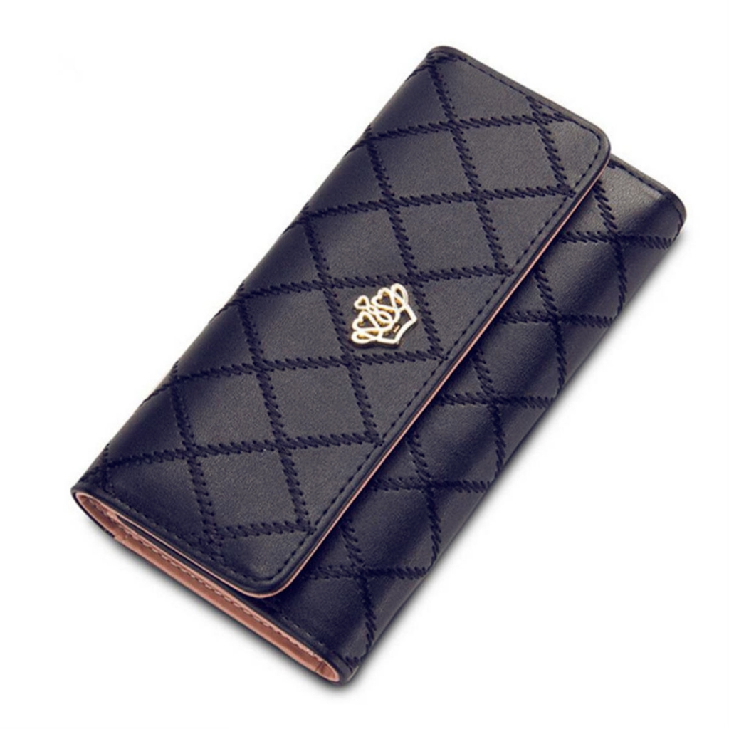 CARTEIRA FEMININA ELEGANTE LUXO PORTA DOCUMENTOS CARTÕES PREMIUM