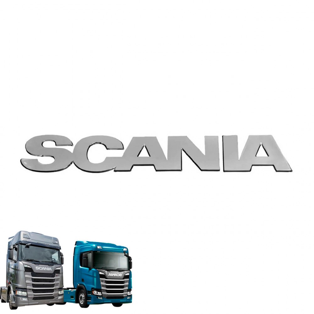 Capa Inox Emblema Grade compatível Scania NTG R S - Jetta