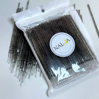 400 Microbrush- 1 a 4 pacotes  com gliter Cotonete Alongamento Fio A Fio Cílios em Oferta na Shopee