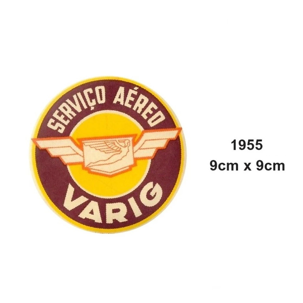 Adesivo VARIG Antigo Vintage Aviação Aéreo Aviões Avião