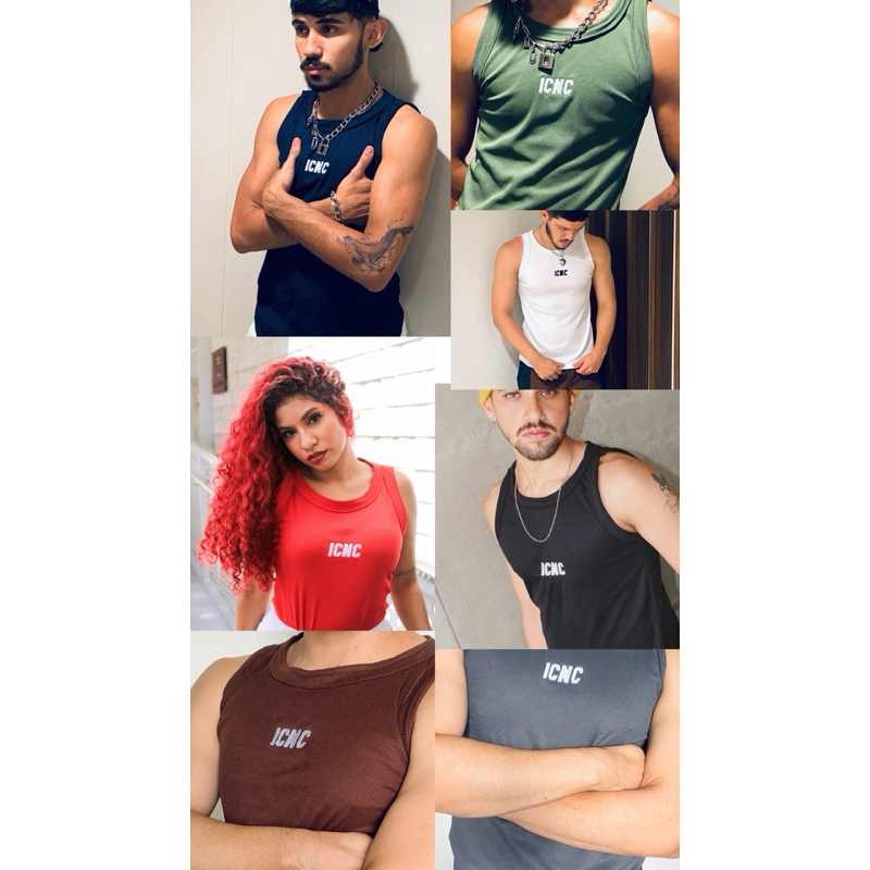 Regata Camiseta Basica Americana Muscle Tee Masculina Cores Preta Branca Verde Azul Cinza Vermelha