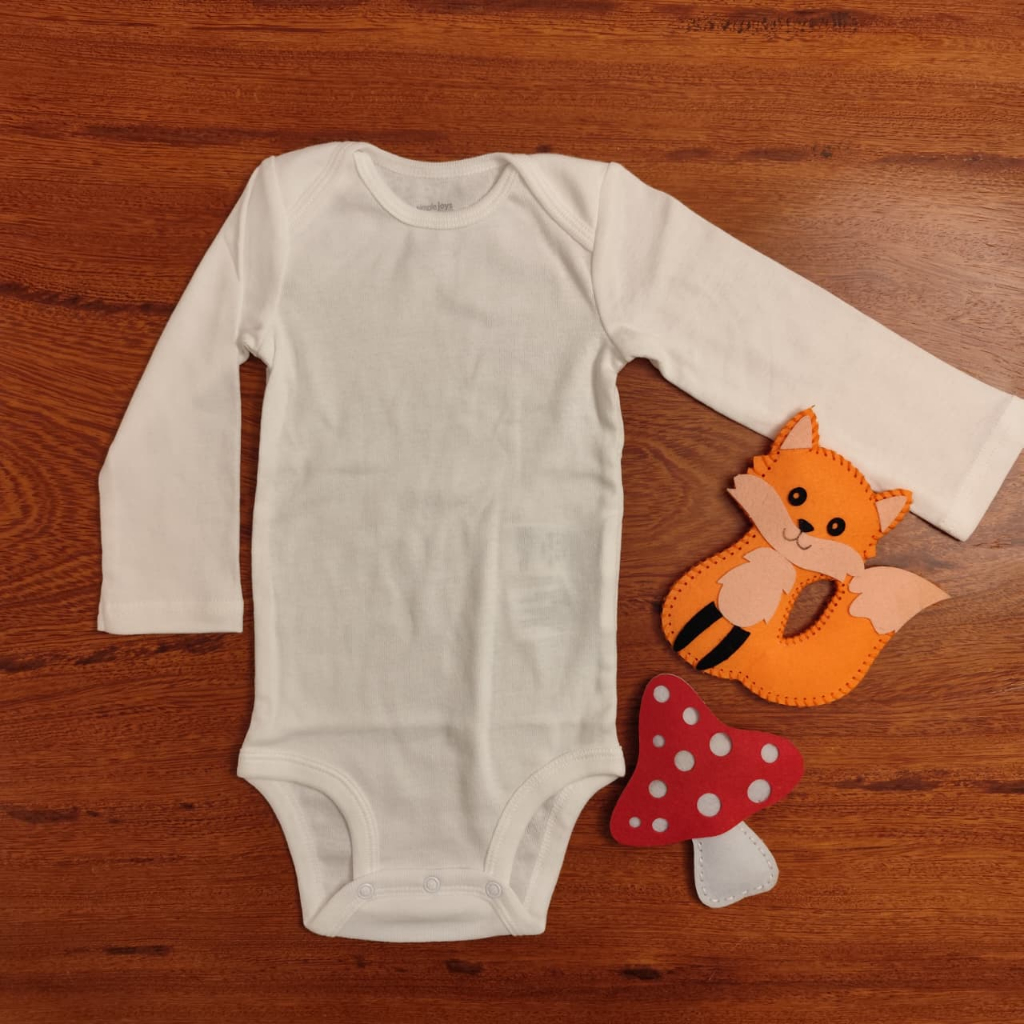 Body manga longa Simple Joys by Carter's - 12 meses