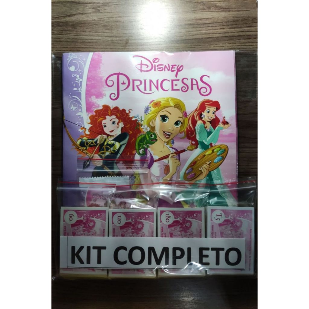 Album de Figurinhas PRINCESAS FABULOSOS TALENTOS Completo Para Colar