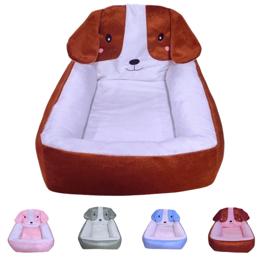 Cama Pet Com Cabeceira cachorro e gato tamanho Pequena Grande Premium Luxo Fofinha Macia