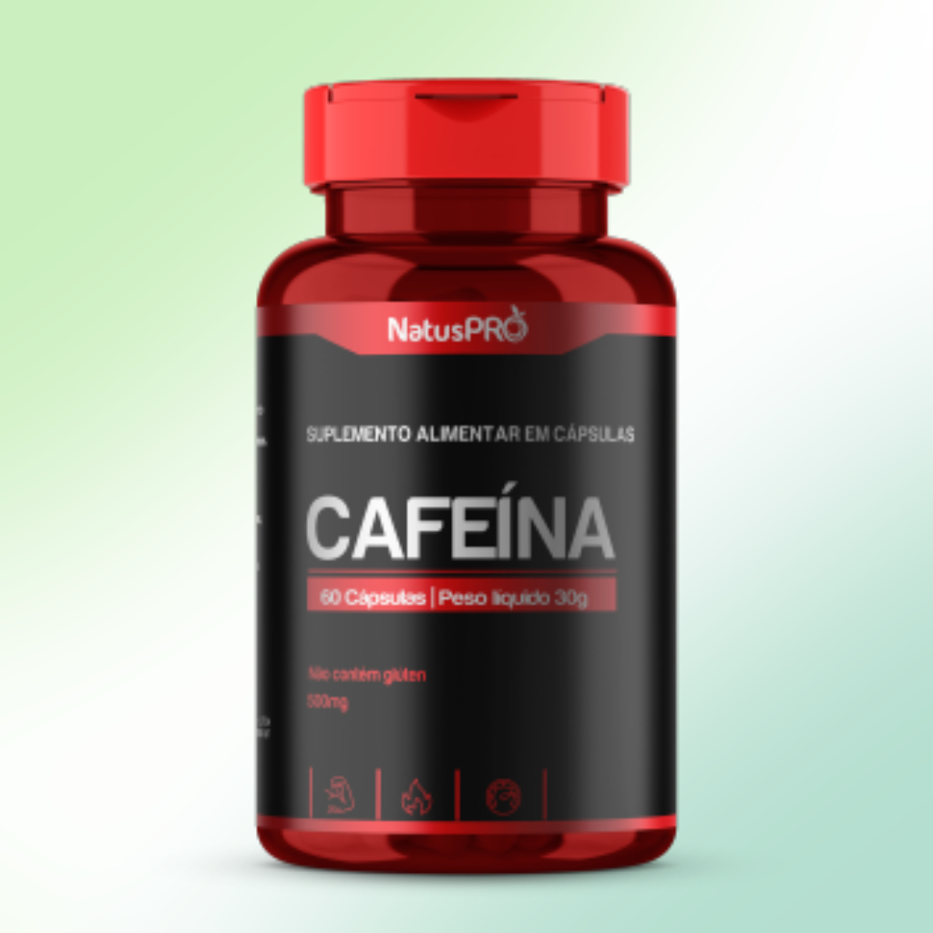 Cafeína 500mg 60 Cápsulas 100% Natural - Original NatusPro em Oferta na Shopee