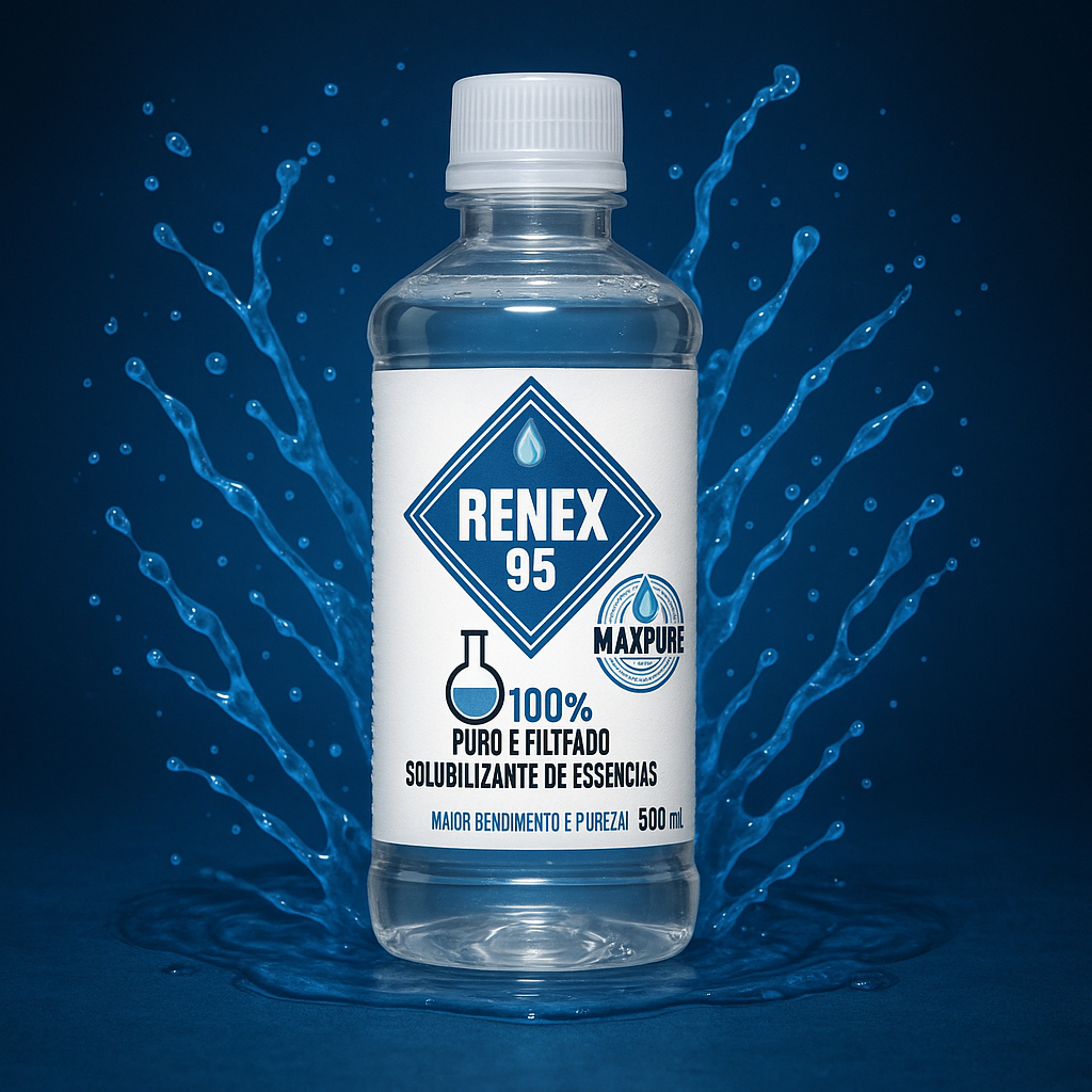 Renex Solubilizante 500ml Para Base Aromatizador Home Spray Água Perfumada Aromaterapia Aromas Base Perfumes