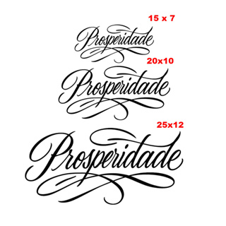Adesivo PROSPERIDADE para carro moto bicicleta estilo osascorte frase exclusivo em Oferta na Shopee