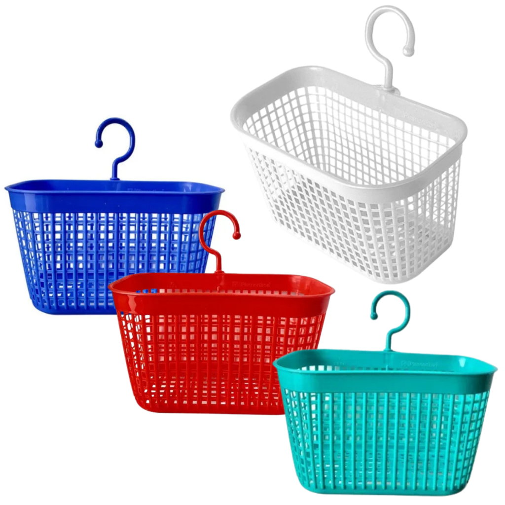 Cesto Organizadores de Pregadores de Roupas com Alça - Kit com 1 ou 10 Unidades em Oferta na Shopee