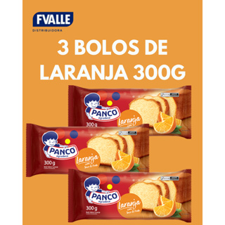 Bolos De Laranja 300gr 03 UNIDADES em Oferta na Shopee