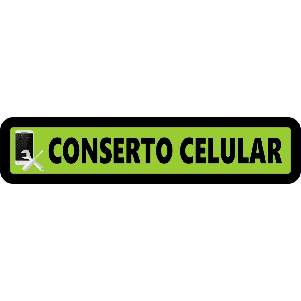 Placa Led Luminosa Painel Sinalização Conserto Celular assistência técnica