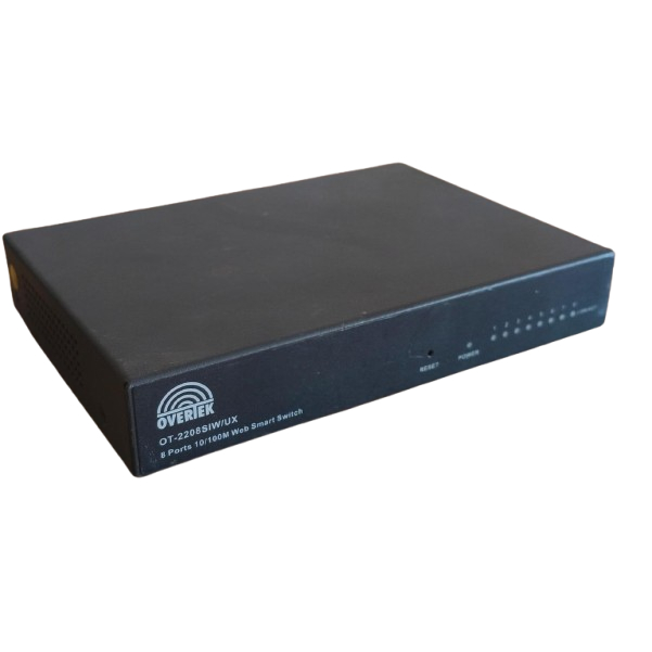 Switch Overtek Ot-2208siw/ux Sem Fonte De Alimentação (Usado)