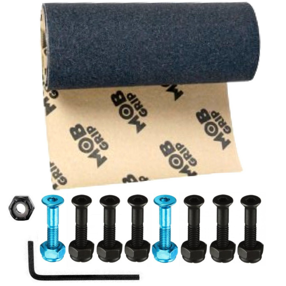 Lixa Skate Mob Grip Emborrachada + Parafuso
