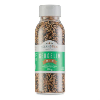 Mix De Gergelim Branco Preto Sushi 170g Sésamo Real em Oferta na Shopee