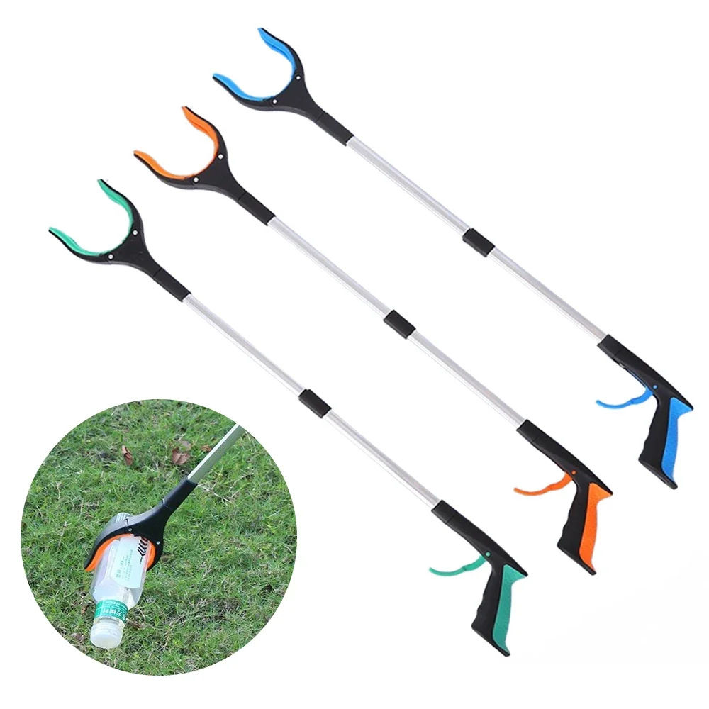 Pegador Multiuso para Alcançar Objetos em Altura, Jardim, Casa e Coleta de Resíduos 83cm em Oferta na Shopee