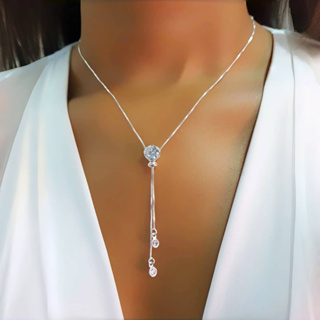 Colar Semi Jóia Dourado Estilo Gravatinha - Relojoaria e Ótica Suiça em Oferta na Shopee