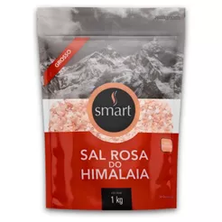 Sal Rosa Do Himalaia 1kg Grosso Iodado Smart Pouch