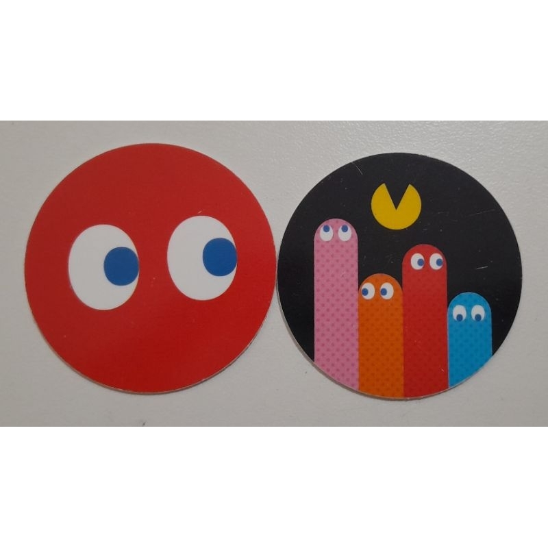 Lote 2 Tazo Elma Chip Pac-Man.