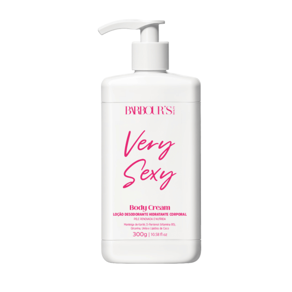 Creme Hidratante Corporal Very Sexy Barbour's Beauty 300g Fragrância Suave Desodorante Body Cream em Oferta na Shopee