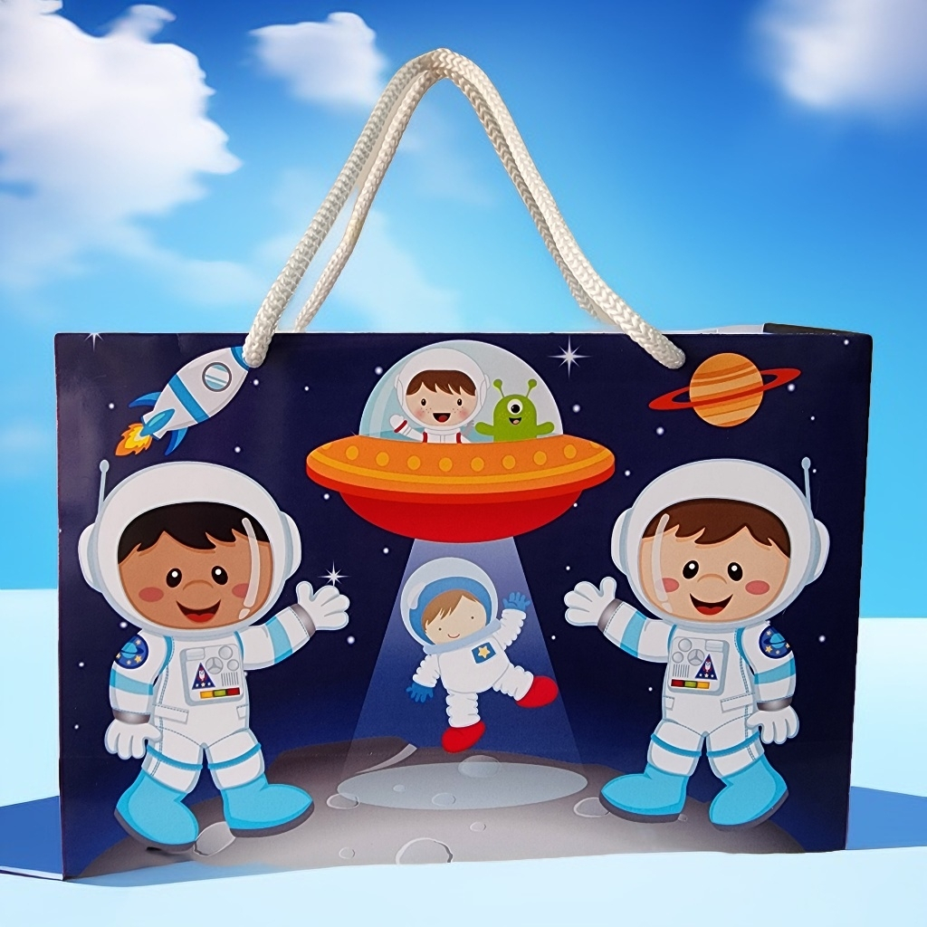 Sacolinhas Surpresa Astronauta - Tamanho G - Pronta entrega - Personalizados - Lembrancinhas festa infantil - Brindes