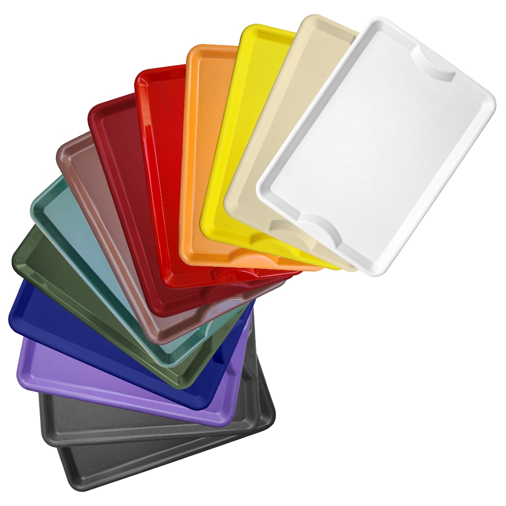 Bandeja Plastica 48x33cm Self Service Restaurante Fast Food Lanches 10 un