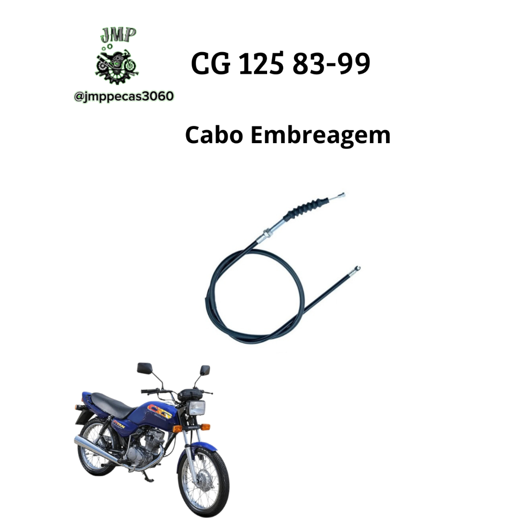 Cabo Embreagem CG 125 Titan Today 125 1983-1999 em Oferta na Shopee