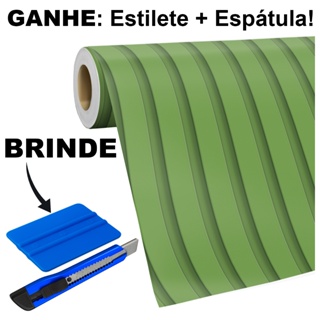 Papel de Parede Adesivo Ripado Verde Musgo Madeira Verde Rolo de 5 Metros Lavável em Oferta na Shopee