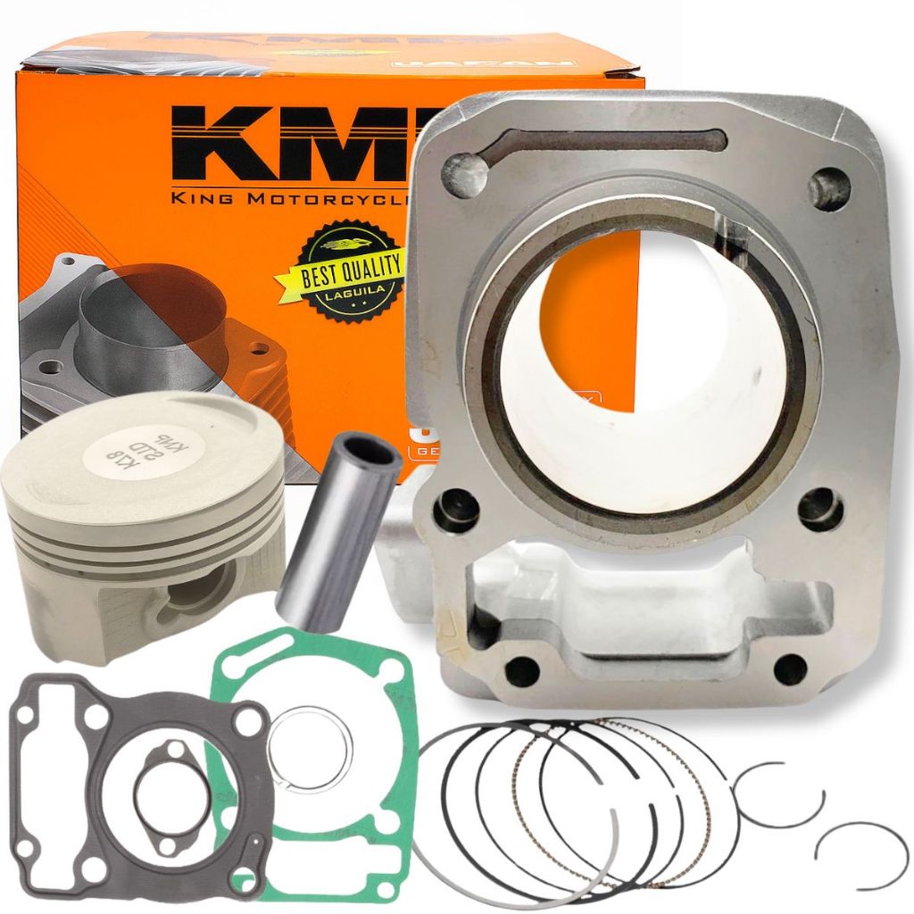 Kit Cilindro Motor Cg 125 Fan / Nxr 125 Bros (Pistão, Anéis, Juntas) Kmp