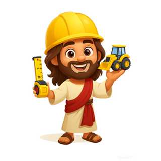 DISPLAY DE CHÃO JESUS CONSTRUTOR, EM MDF 3 MM, DECORAÇÃO DE FESTA em Oferta na Shopee