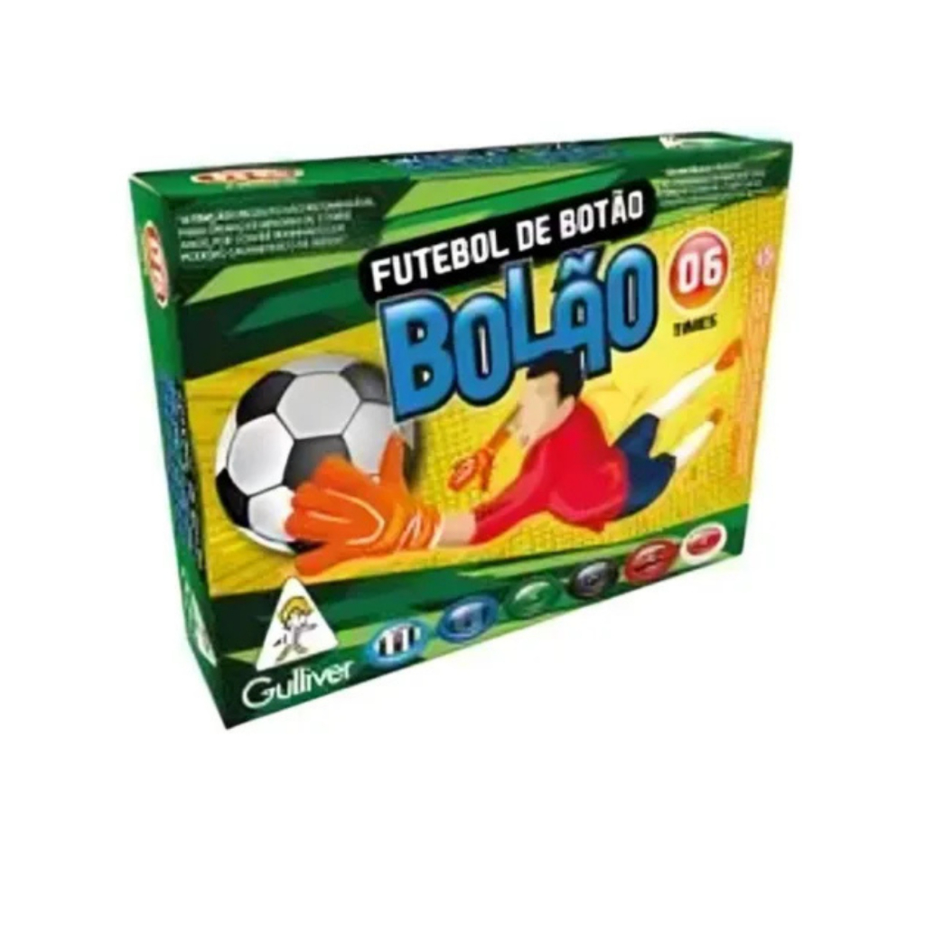 Futebol Botão Com 6 Times Sortidos 0481 - Gulliver